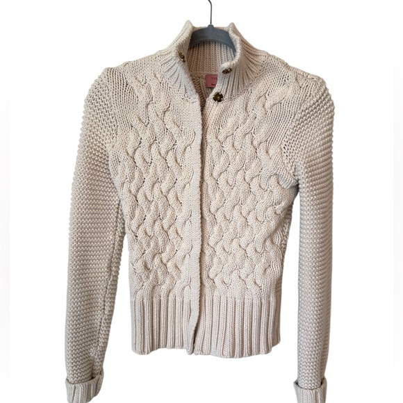 Ted Baker London Cream Chunky Knit Sweater Size 1/XS - Picture 7 of 11